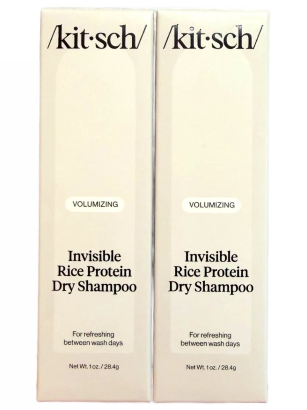 Lot of 2 Kitsch Volumizing Invisible Dry Shampoo Rice Protein 1oz New Kit•sch